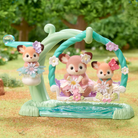Deer Babies -Floral Swing Set-, , small image number 1