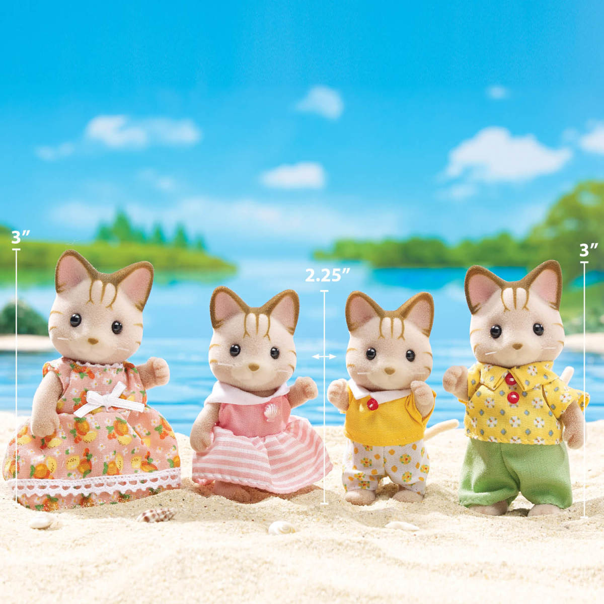 Sandy Cat Family Calico Critter Online Shop