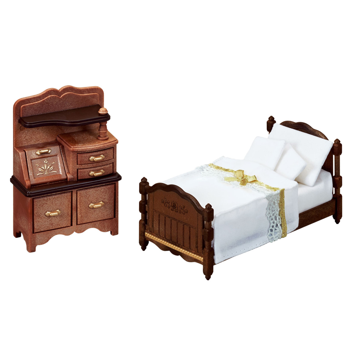 Classic Brown Bed Chest Set - Calico Critter Online Shop