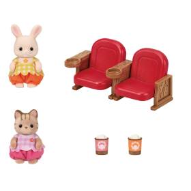 Baby Movie Theater -Marguerite Rabbit & Striped Cat-, , small image number 3