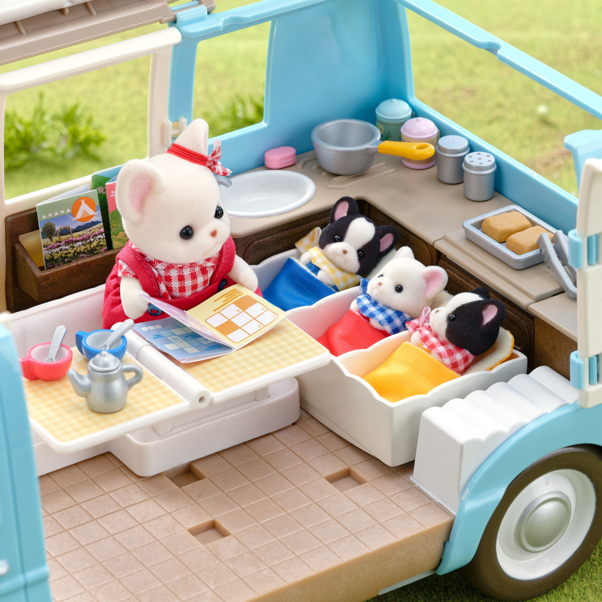 Calico Critters Sylvanian Families Fish And Chip Van Camping