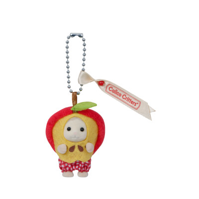 Calico Critters Key Chain -Rosy Apple-