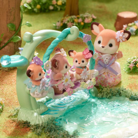 Deer Babies -Floral Swing Set-, , small image number 5