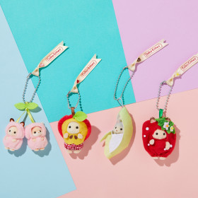 Calico Critters Key Chain -Sweet Strawberry-, , small image number 4