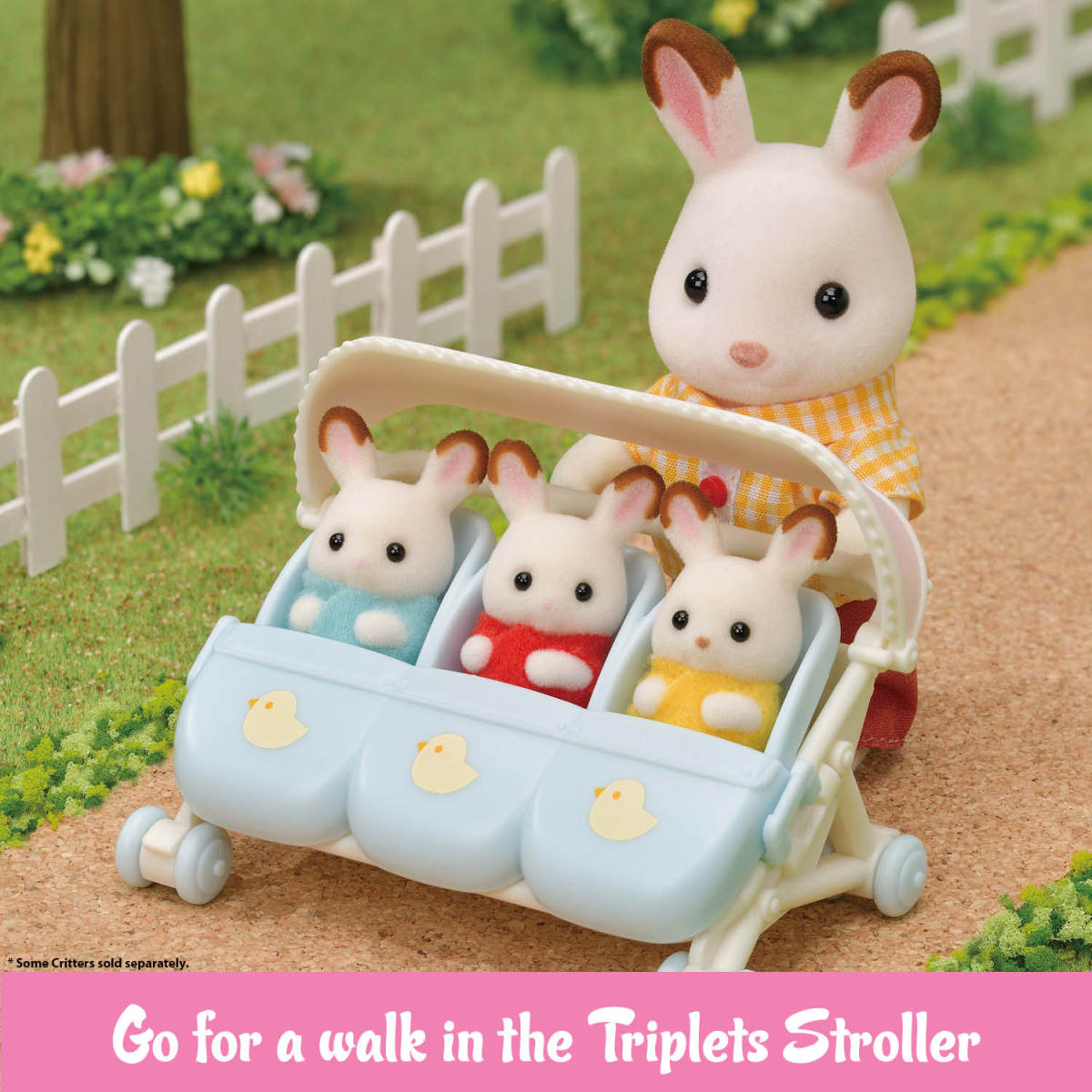 Calico Critters Triplet Stroller Baby Stroller Calico Critters
