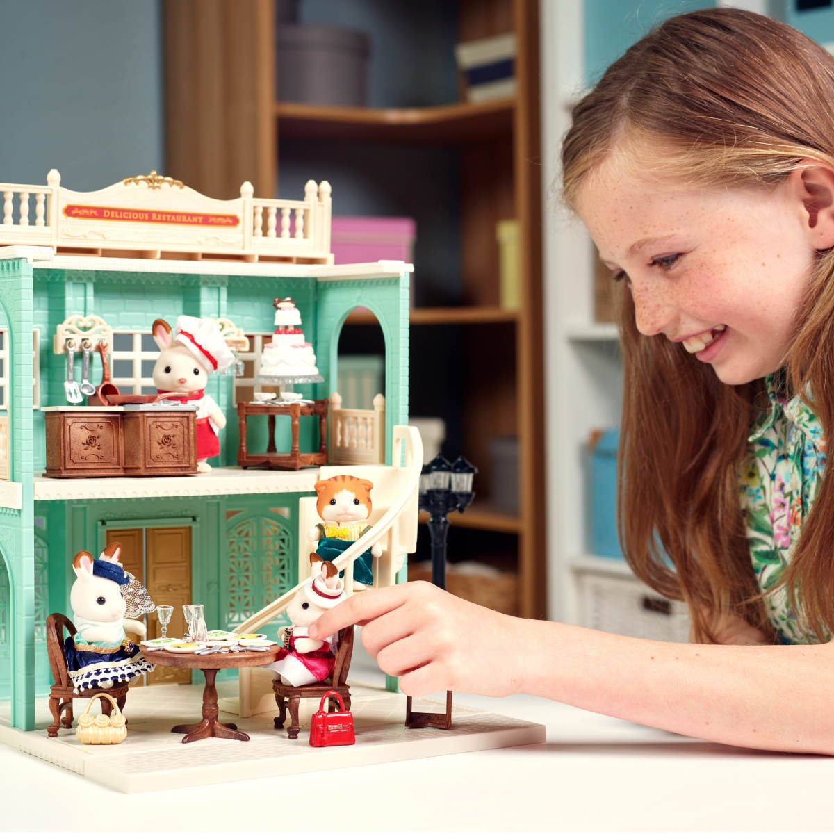 Delicious restaurant sylvanian families on sale