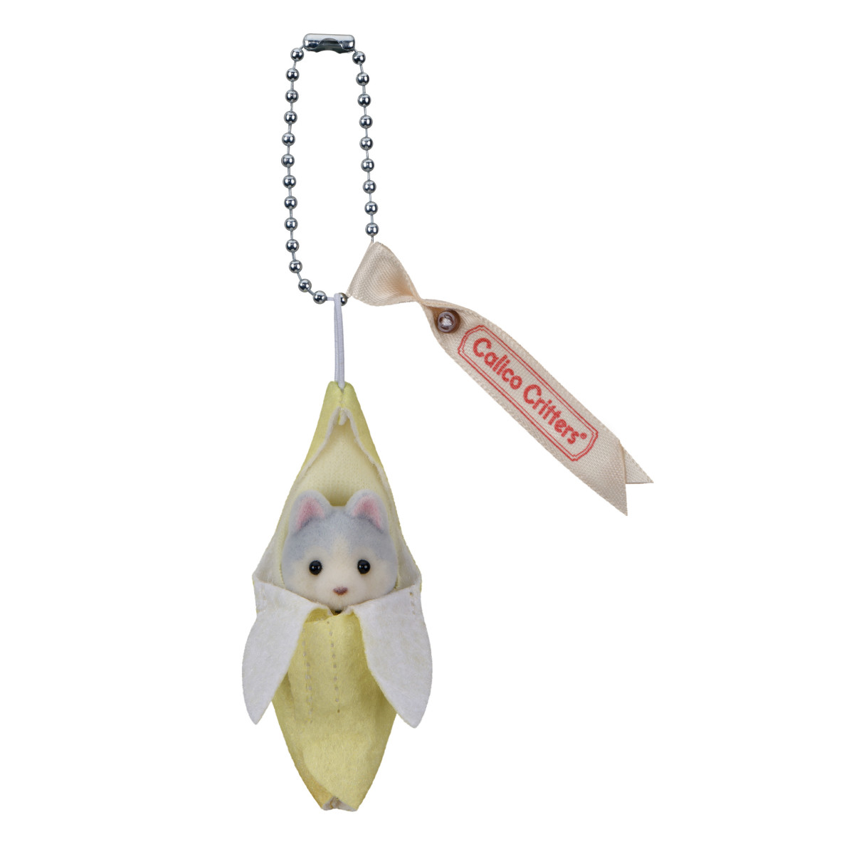 Calico Critters Key Chain -Sunshine Banana-, , large image 0