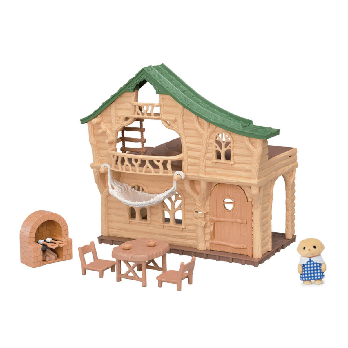 Calico critters log cabin sale