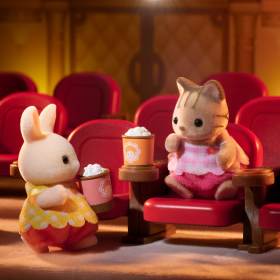 Baby Movie Theater -Marguerite Rabbit & Striped Cat-, , small image number 1