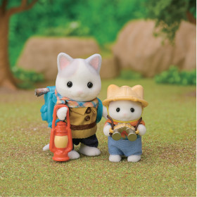 Exciting Exploration Set -Latte Cat Brother & Baby, , small image number 1