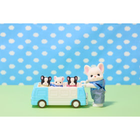 French Bulldog Triplets Camping Style Stroller, , small image number 4