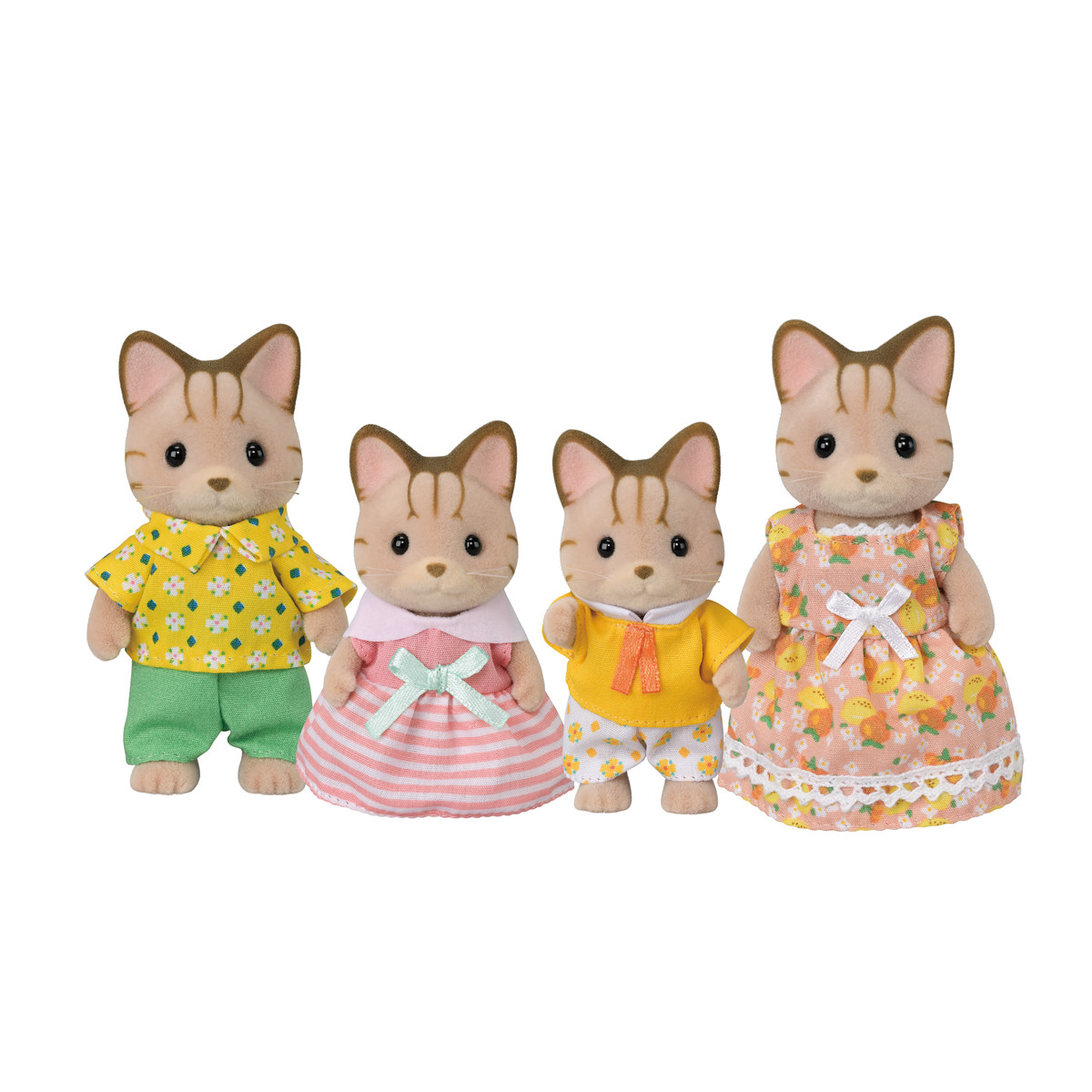 Striped Cat Family, , large image 0