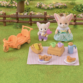 Sunny Picnic Set -Fennec Fox Sister & Baby -, , small image number 1