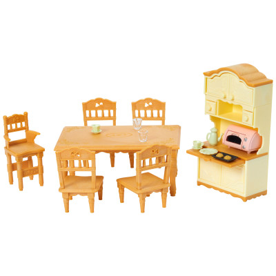 Calico Critters Town Series Gourmet Kitchen Set, Dollhouse Furniture 