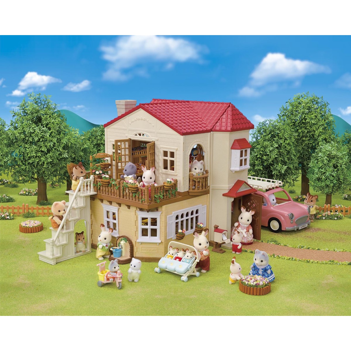 Red Roof Cozy Cottage Amazon Calico Critters House Calico Critters