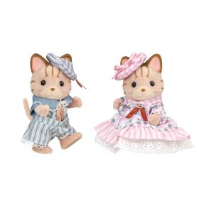 Striped Cat Family Elegant Ensemble, , small image number 2