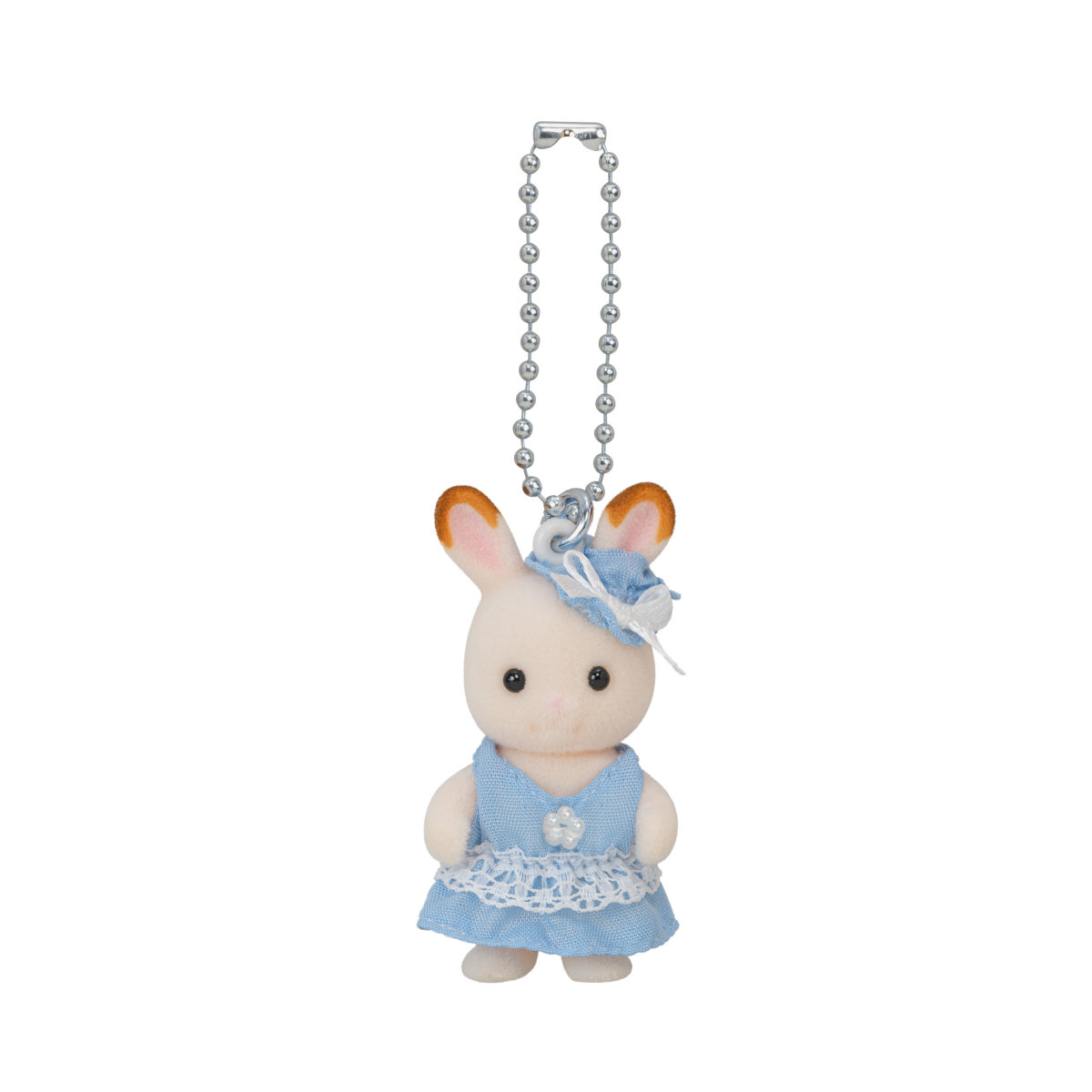 Bluebell Chocolate Rabbit Baby Key Chain, , large image 0