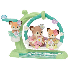Deer Babies -Floral Swing Set-, , small image number 0