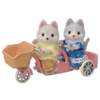 Tandem Cycling Set -Husky Sister & Brother-