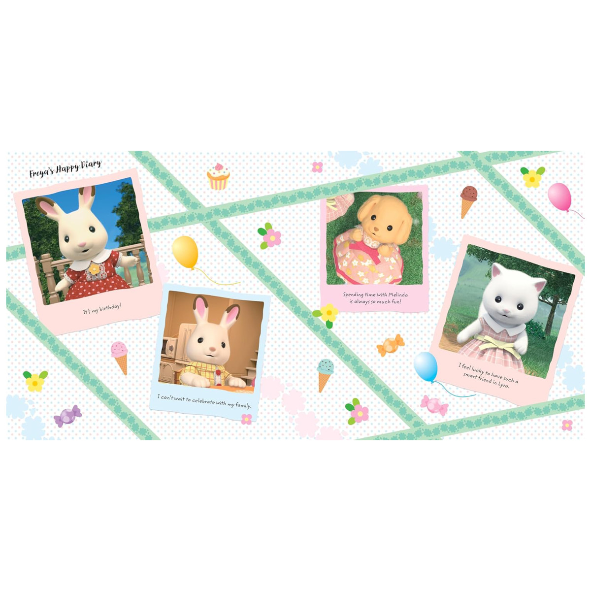 Calico Critters Freya & Theo Anniversary Friends Set