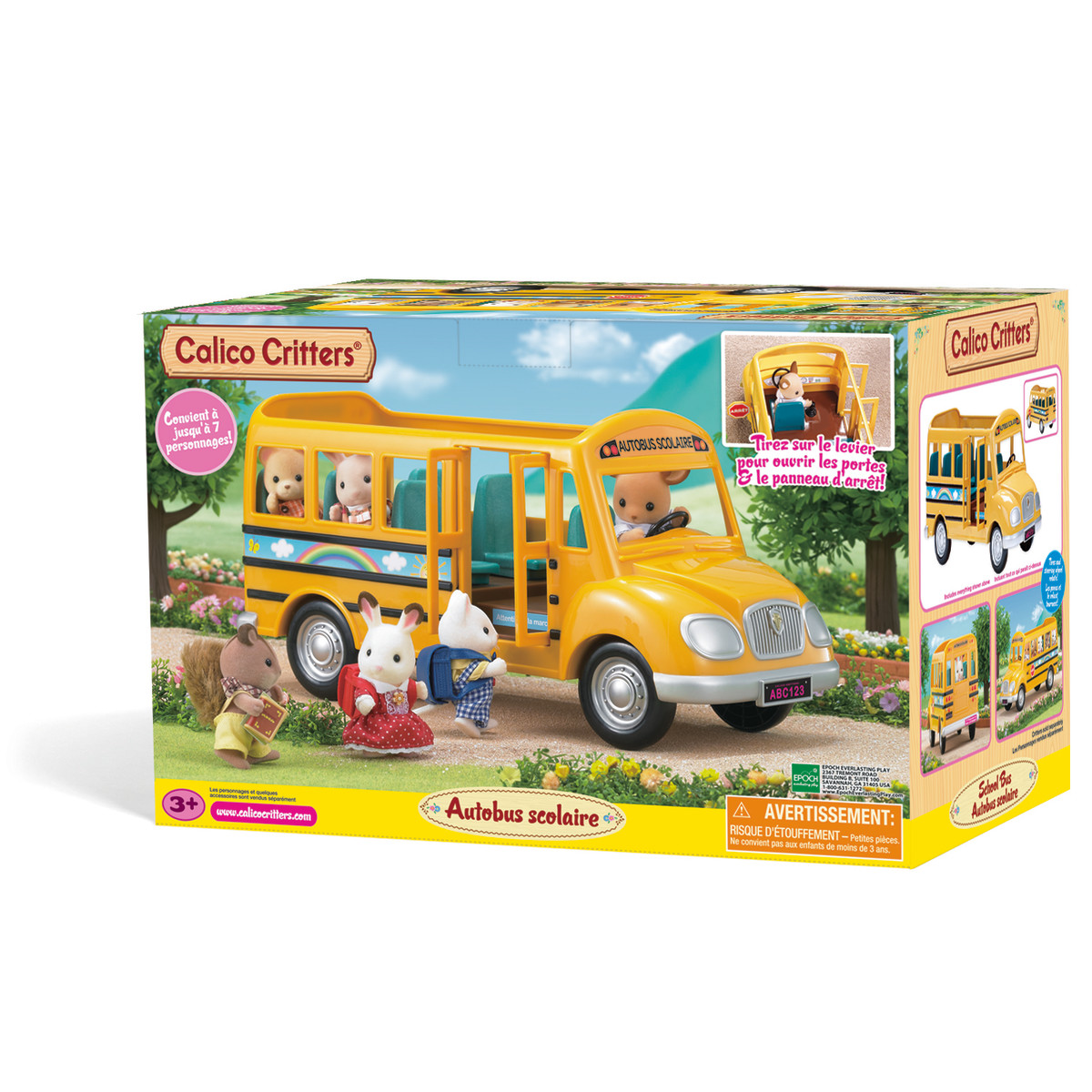 Calico critters school bus outlet walmart