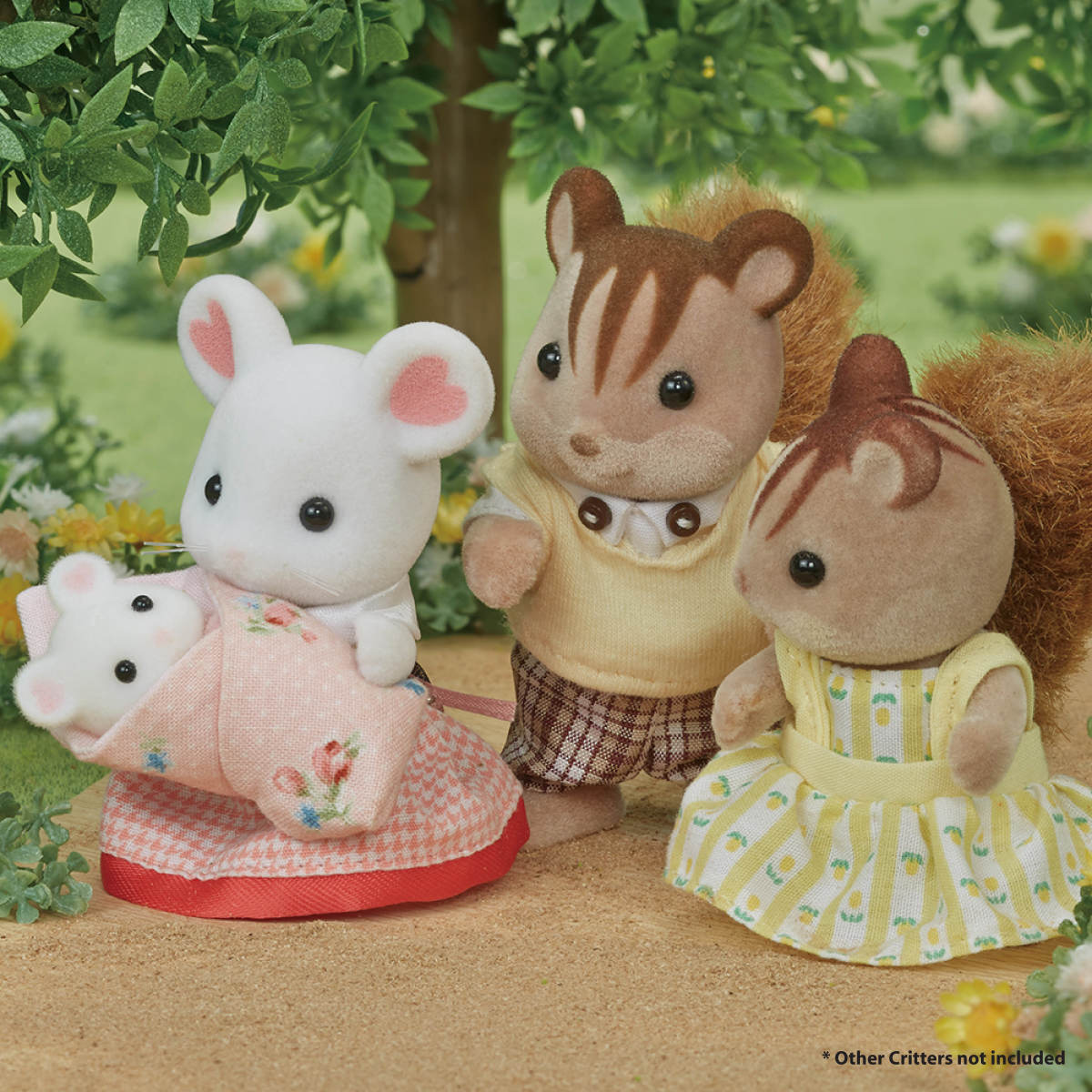 Calico critters mouse family sales