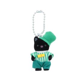 Emerald Green Tuxedo Cat Baby Key Chain, , small image number 0