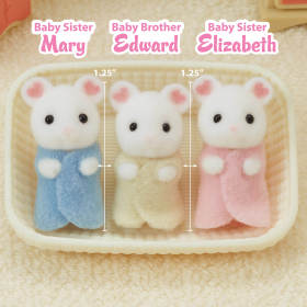 Marshmallow Mouse Triplets, , small image number 1