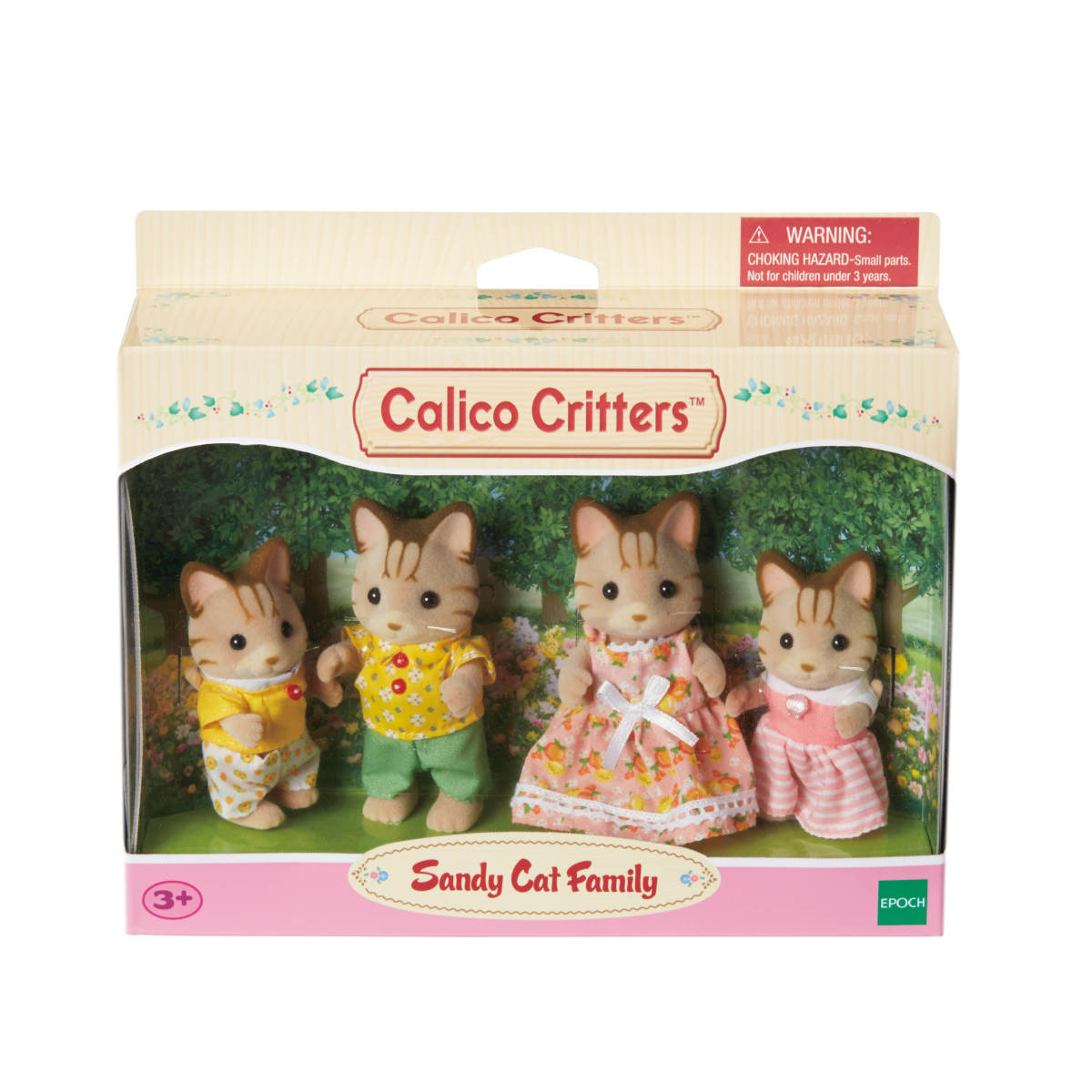 Calico critters best sale sandy cat family