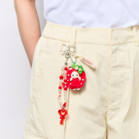Calico Critters Key Chain -Sweet Strawberry-, , small image number 1