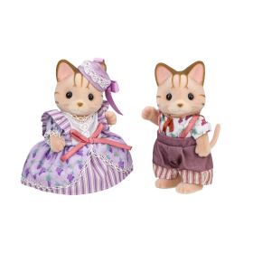Striped Cat Family Elegant Ensemble, , small image number 1