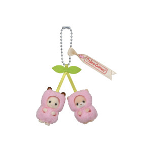 Calico Critters Key Chain -Cutie Cherries-, , small image number 0
