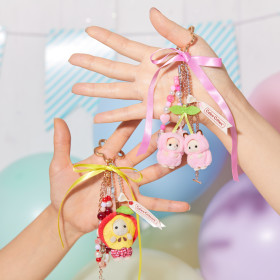 Calico Critters Key Chain -Rosy Apple-, , small image number 5