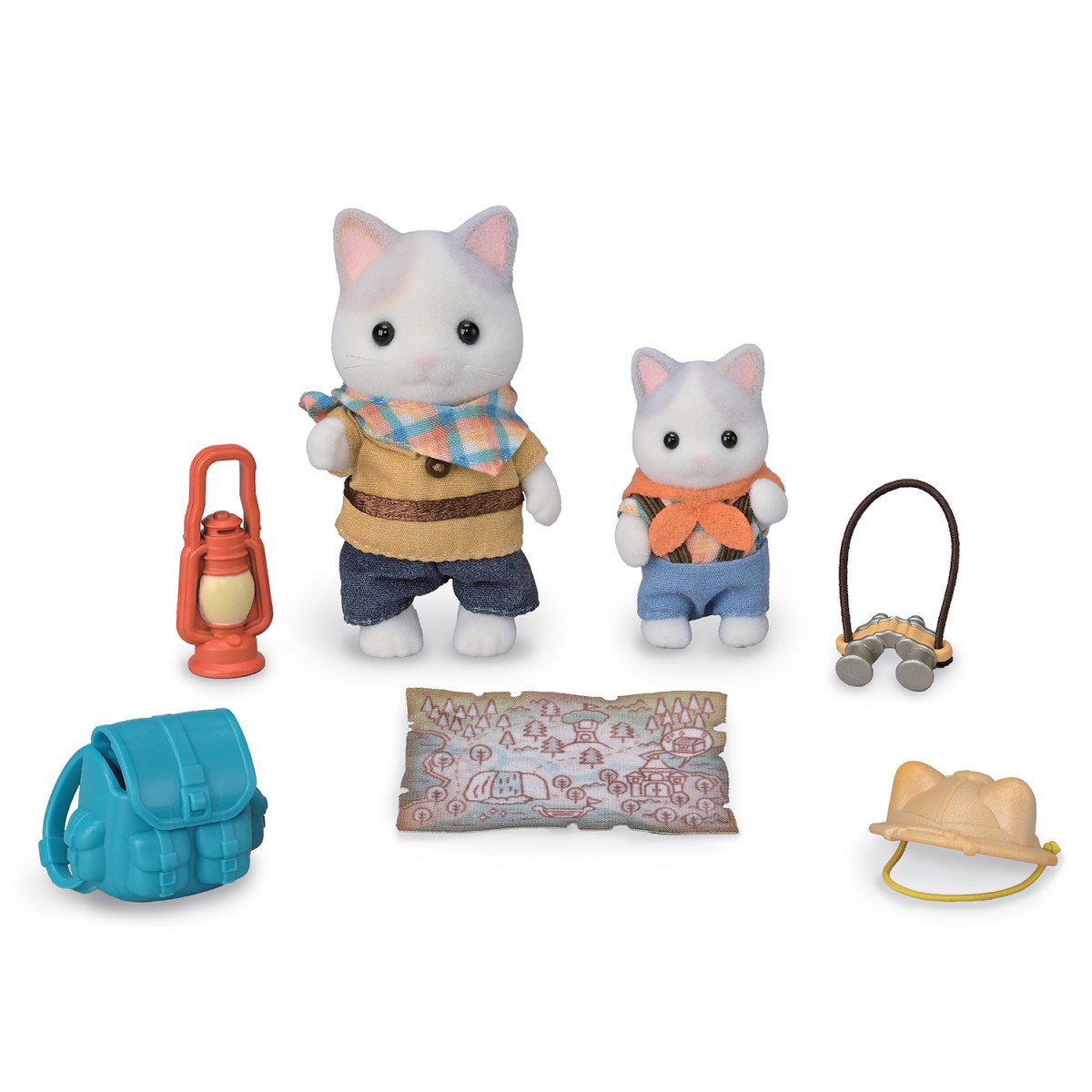 Exciting Exploration Set -Latte Cat Brother & Baby, , large image 0