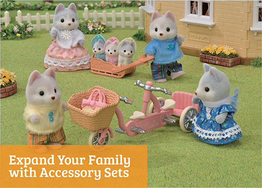 Sylvanian Families PANDA FAMILIE - Miniatures - multi coloured